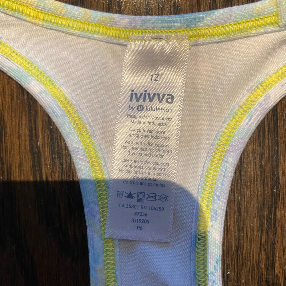 Ivivva Racer Back Tank Top - Picture 5 of 5